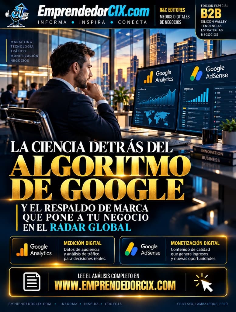 LA CIENCIA DETRÁS DEL ALGORITMO DE GOOGLE Y EL RESPALDO DE MARCA QUE PONE A LOS NEGOCIOS EN EL RADAR GLOBAL